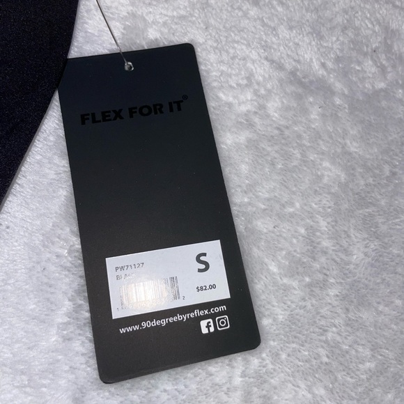 NWT 90 Degree By Reflex Black Stretch Pants With Side Zipper Size Small. Golf - Picture 4 of 16